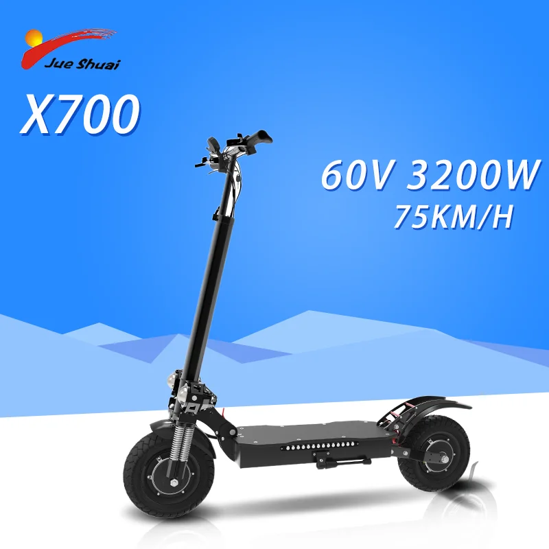 

JUESHUAI Electric Scooter X700 with Battery Capacity 60v 20Ah Electric Scooter for Aduls trottinette électrique Dual Motor