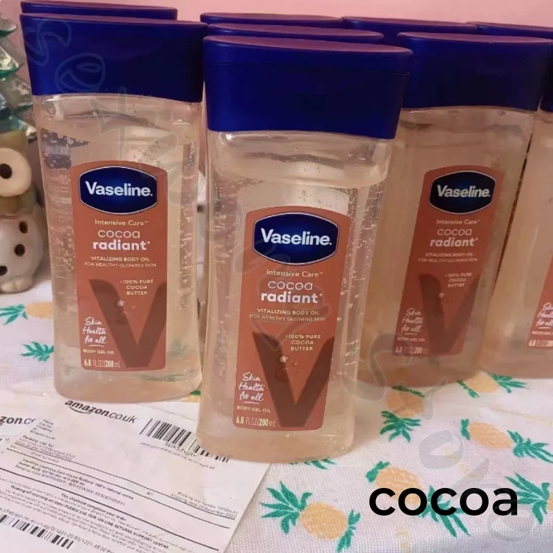 Vaselin body care oil moisturizes, refreshing, non-stick and improves dullness, roughness, deep care body gel oil 200ml