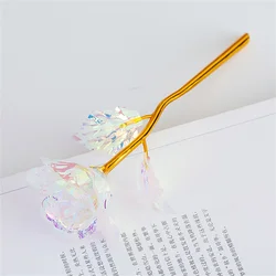 Elegant 24k Gold Foil Rose - Timeless Gift for Weddings, Home Decor, and Special Occasions (Gold)