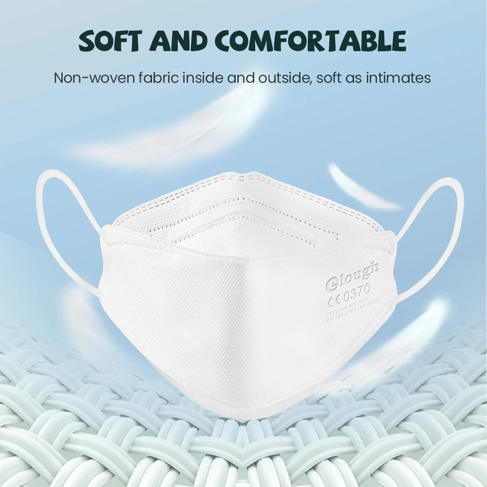 20/40/60PC KN95 Face Mask Adult mascarillas Mask Fish Non Woven 4-Ply ffp2mask Mixed Style 3D Mask mascherine ffp2 Masks 6