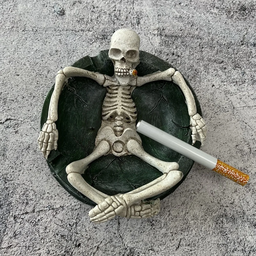 Designed Ashtray Desk Accessories Home Decoration Resin Ash Tray Smoke Accessories Gift Men