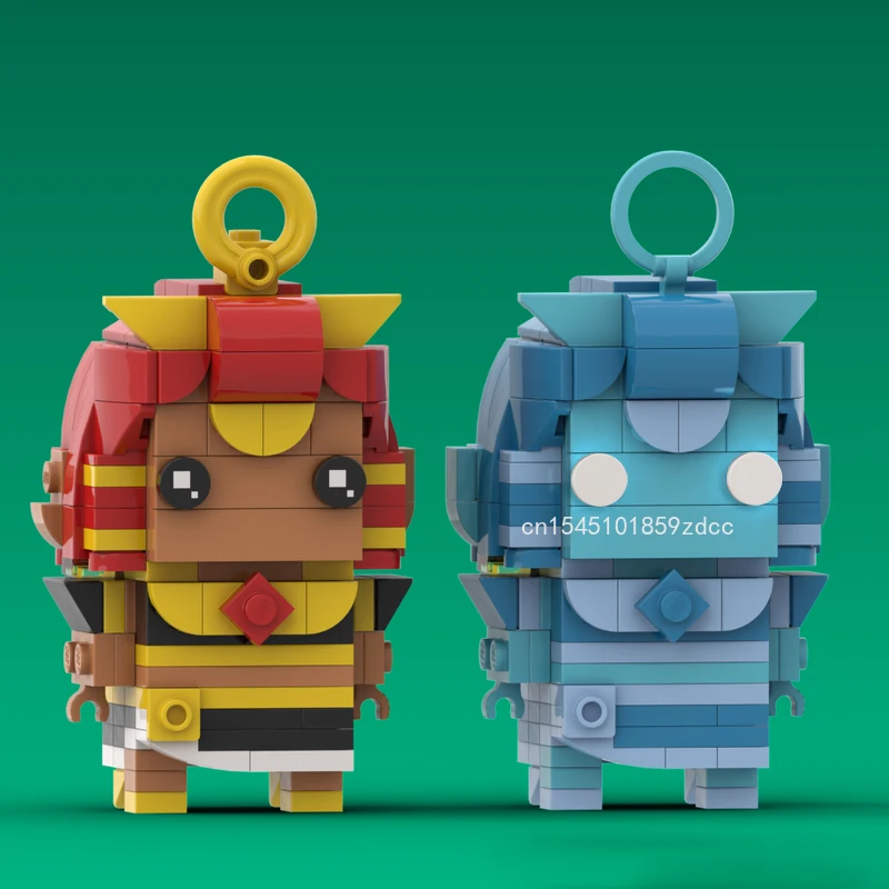 MOC 젤다드 Brickheadz Purah Mineru Rauru Riju 공주 모델 빌딩 블록 게임 액션 피규어 벽돌 장난감, 생일 선물