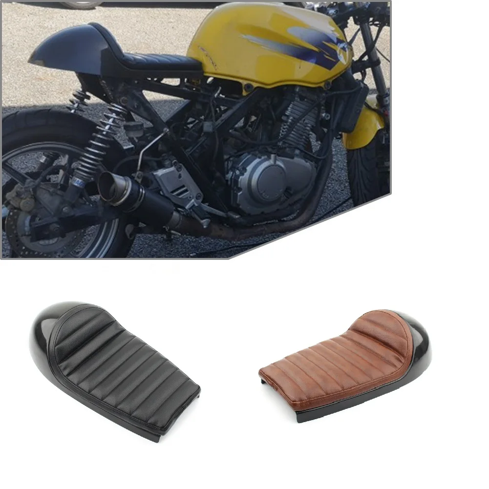 

Motorbike Cafe Racer Seat Retro Seat Pan Base Vintage Cushion Scrambler Saddle For Honda CB CL For BMW R For Suzuki For Ducati