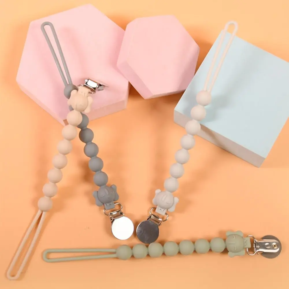 

Nipple Holder Clips Children Cartoon Baby Teether Toys Straps Baby Pacifier Chain Pacifier Holder Clips Dummy Clips