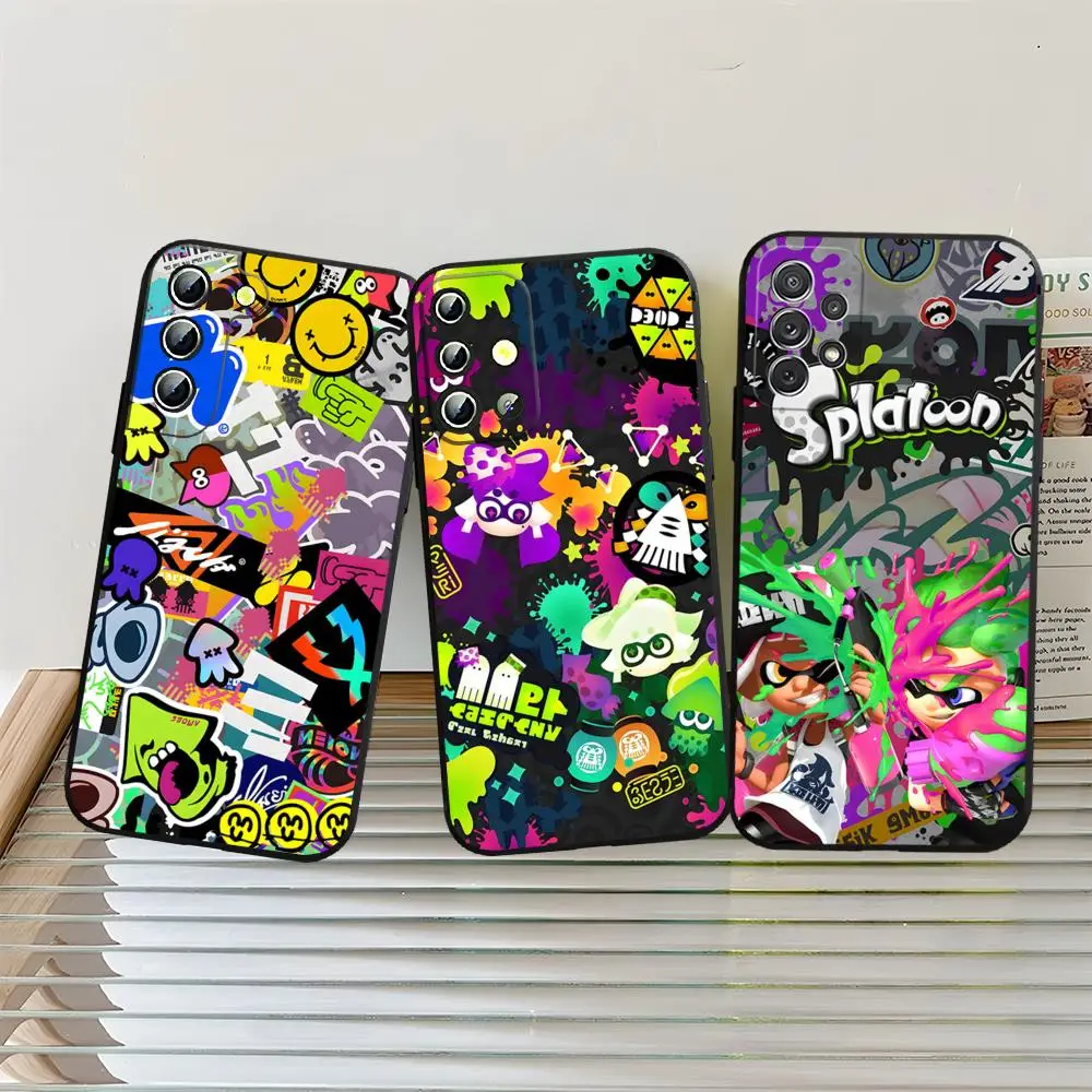 Pearl Switch Splatoon 2 Phone Case Back Cover For Samsung S24 Ultra S22 S23 S20 Fe S21 Plus Galaxy A54 A34 A24 A53 M54 Note 20