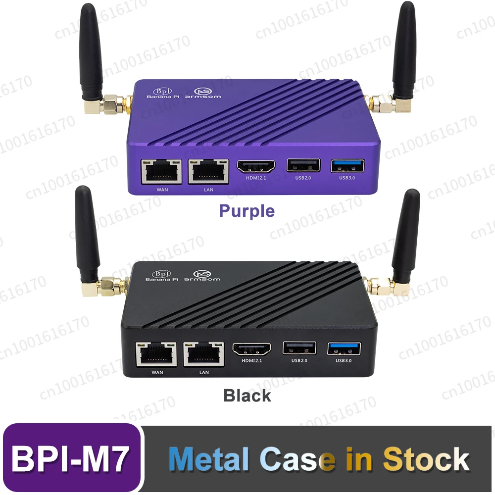 Metal Case para Banana pi Bpi-m7 Development Board Acessórios