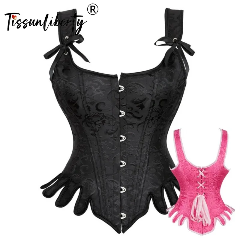 Corsetto Stretto Da Donna Gotico Mujer Settore Vintage Intimo Sexy Vita Trainer Dimagrante Body Shapewear Top Donna Steampunk Qm