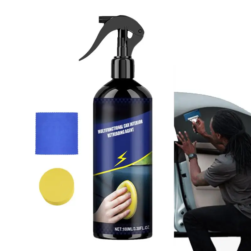 

Leather Cleaner for Car Interior Refurbishment Coating Agent Multi Purpose Refurbishment Tool for RVs Motorcycles SUVs Sedans