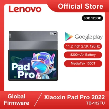 레노버 샤오신 패드 프로 2022 태블릿, 글로벌 펌웨어, 11.2 인치 OLED 120Hz 화면, MediaTek 1300T 13MP 카메라, 8600mAh 배터리, 안드로이드
