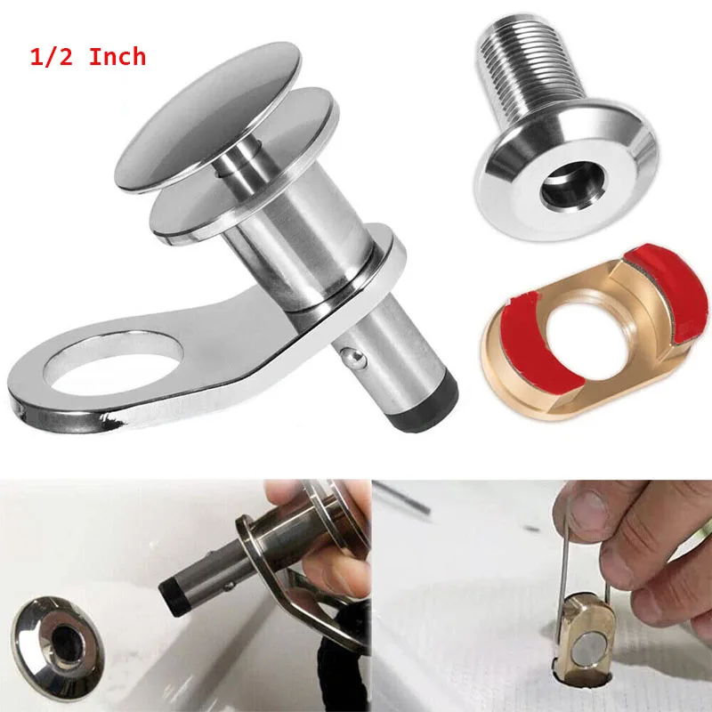 12InchBoatMarineQuickReleaseFenderHolderKitMountClipsCleat