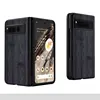 Case for Google Pixel Fold 5G funda bamboo wood pattern Leather new phone cover Luxury coque for Google Pixel Fold case capa 1