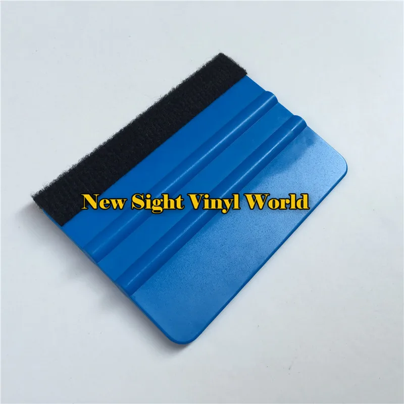 100 pcs/Lot Vinyl Wrap Application Tools Carbon Fiber Car Vinyl Felt Edge Squeegee For Car Wrapping