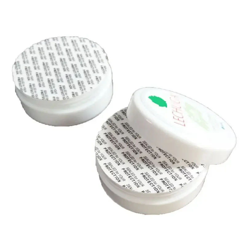 500Pcs Self-adhesive Foam Press Seal Cap Liners Jar Bottle Pot Tamper Food Gasket Seals Pad Black Font