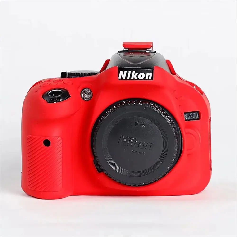 Soft Silicone Armor Camera Body Case For Nikon D5100 D5200