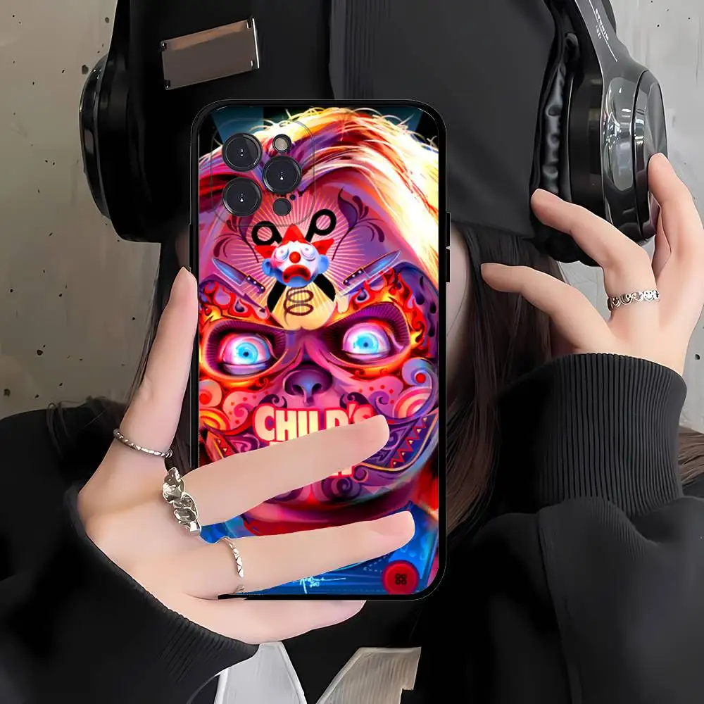 Horror Movie-Inspired Chucky Doll Soft Silicone Phone Case Cover
