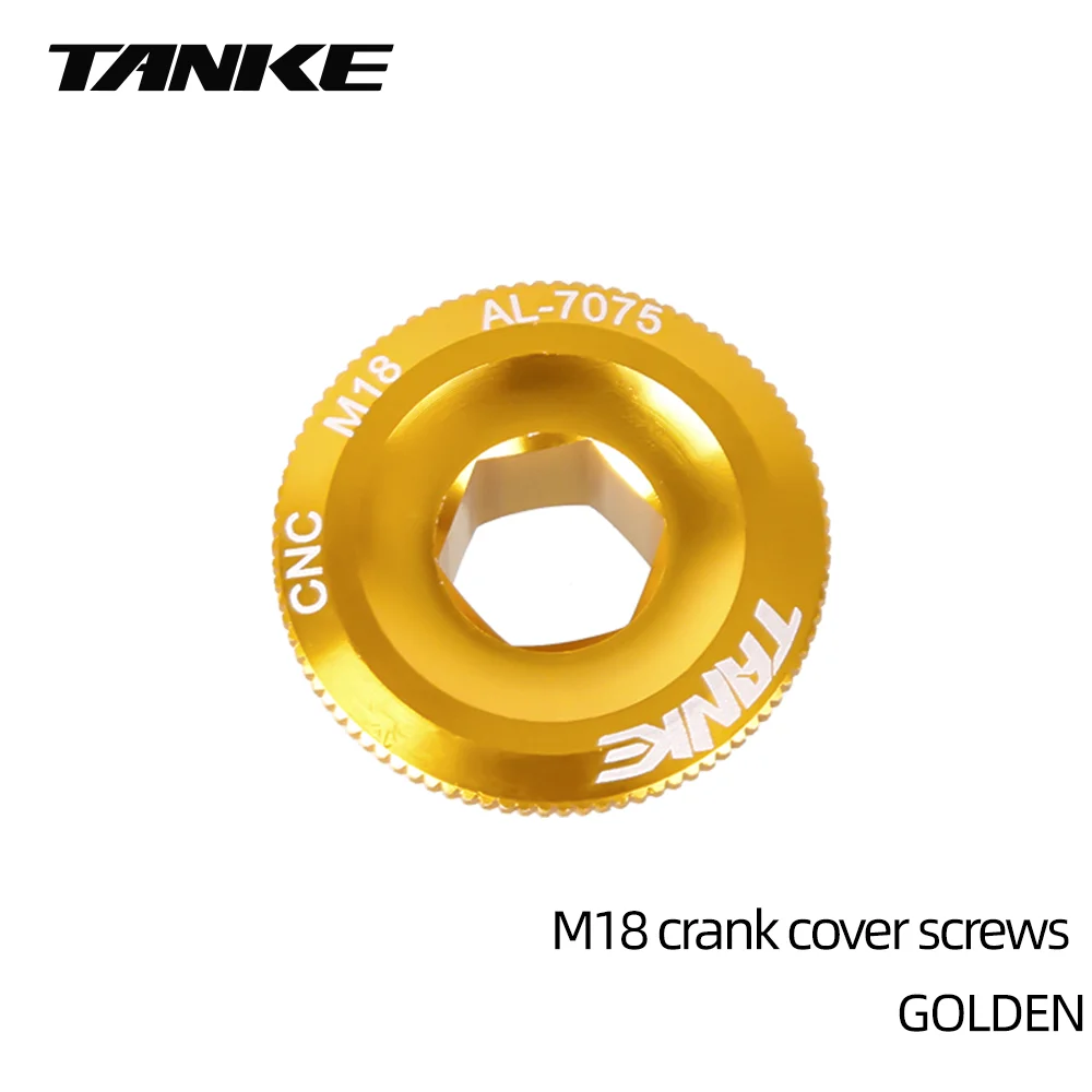 TANKE Kurbelabdeckung Schraubdeckel M18 M19 M20 MTB Kurbelgarnitur Kurbelabdeckung Aluminium BMX Rennrad Fitting 6 Farben, Fahrradkurbelbolzenkappe – Detail 8