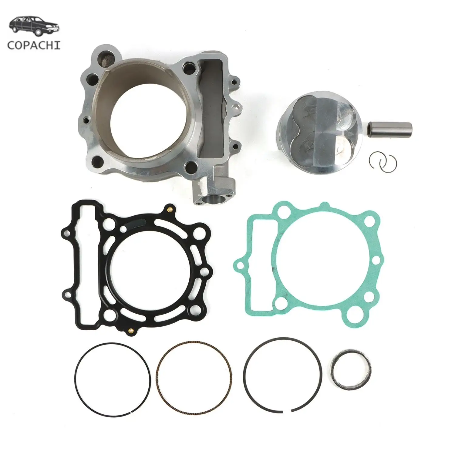 Kit Joint Piston 77mm Pour Kawasaki KX250F 2004-08 - Inclut Piston, Segments, Joints