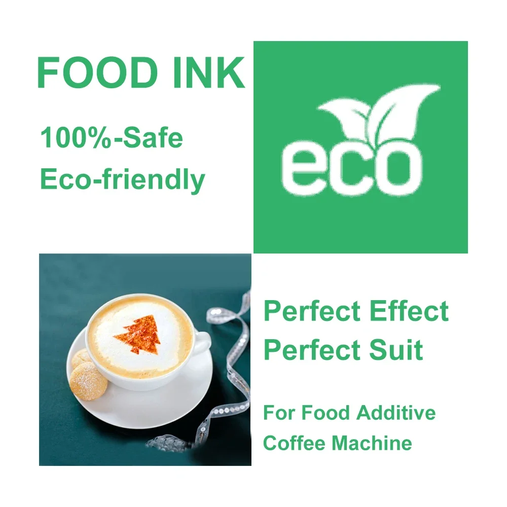100ML Universal Edible Ink For Canon For HP Epson Food Ink Coffee Printer PGI-525 CLI-526 PGI-250 CLI-251 PGI-580 CLI581 inkjet printer ink