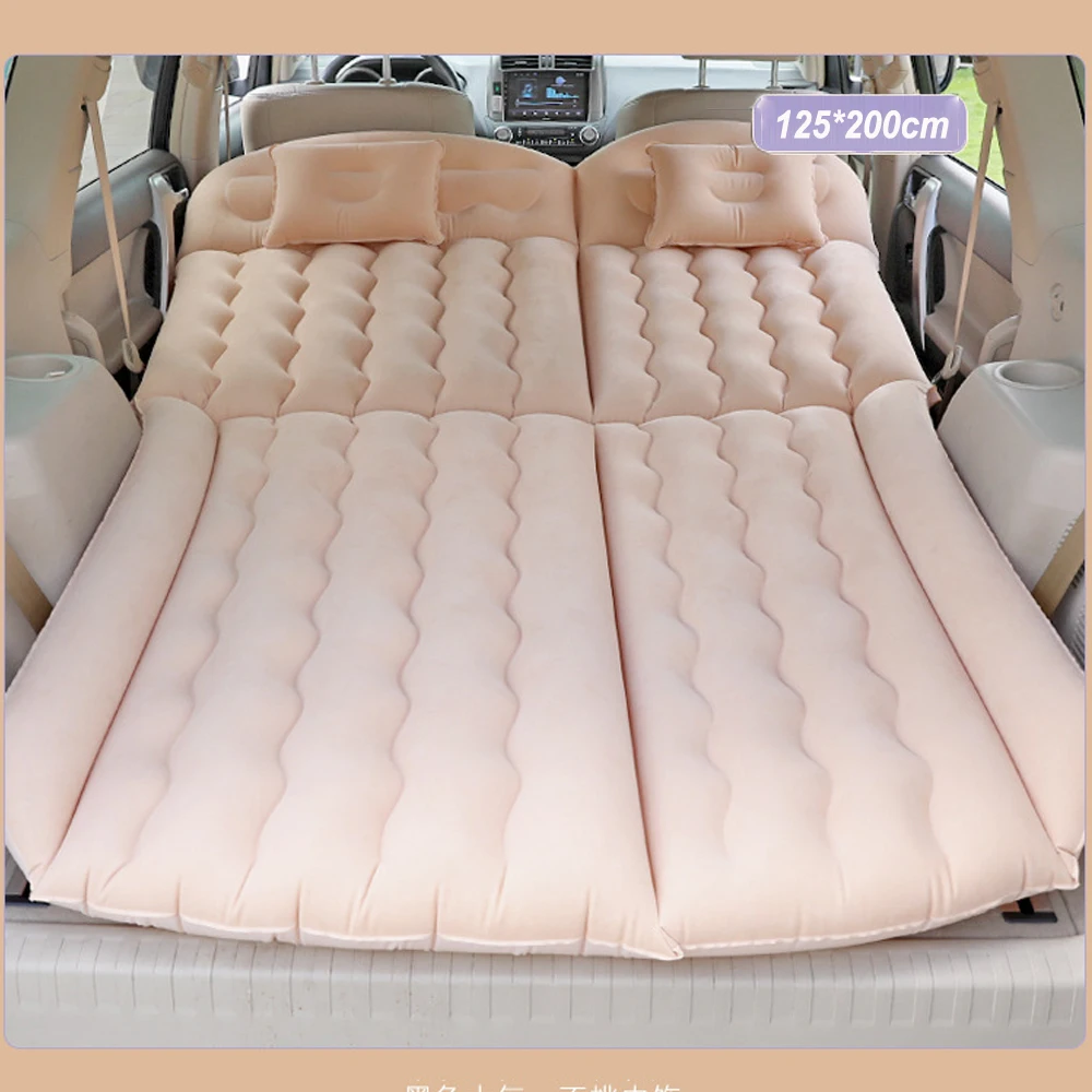 Cama hinchable para coche todoterreno, colchón de aire para las cuatro  estaciones, colchón de viaje para coche, colchoneta de Camping - AliExpress