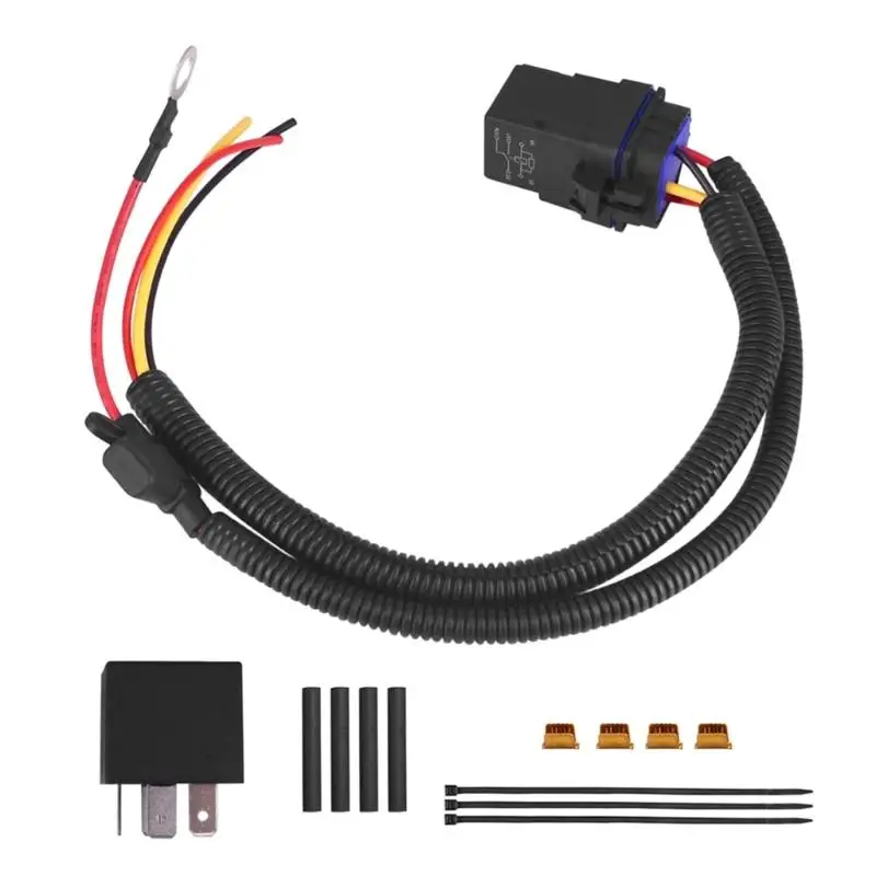 

Easy Installation Wiring Harness set Plug & Plays Designs Relays Wiring Kits 68269523AD Replacement Durable for Ram1500