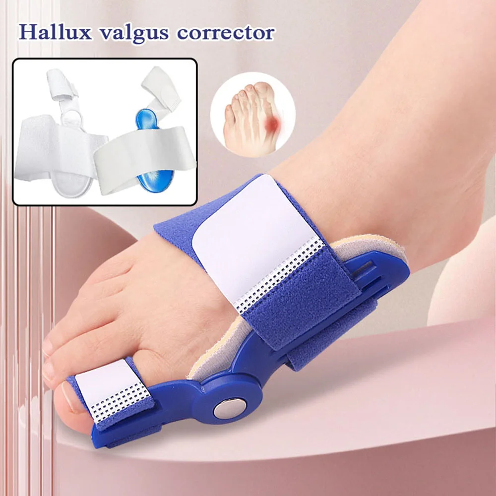 

1Pcs Orthopedic Bunion Corrector Splint Toe Straightener Adjustable Knob Hallux Valgus Toe Corrector Pedicure Foot Care Tools