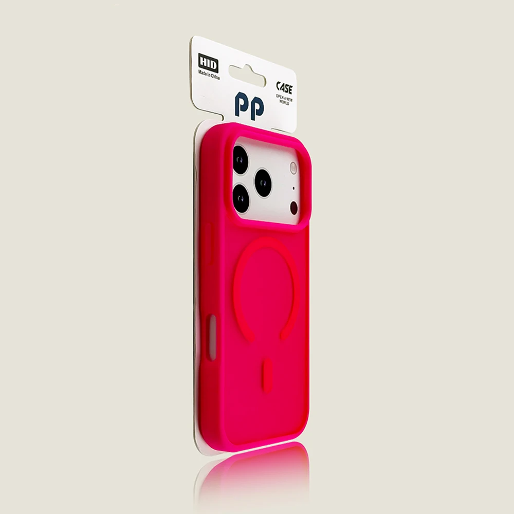 Translucent Matte MagSafe Case with Magnetic Wireless Charging and Shockproof Protection