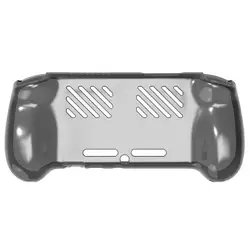 Anbernic RG557 Transparent Soft TPU Protective Case with Heat Dissipation (Transparent Black	)