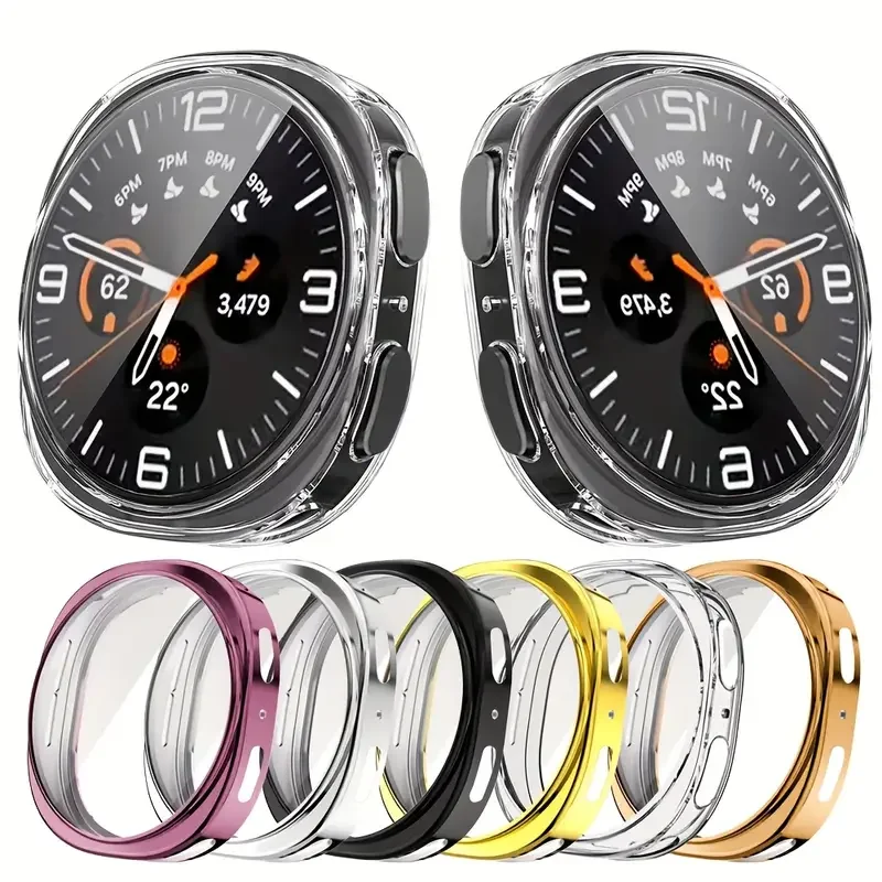 Full Coverage Soft TPU Protective Bumper Case - Premium Watch8 Accessories