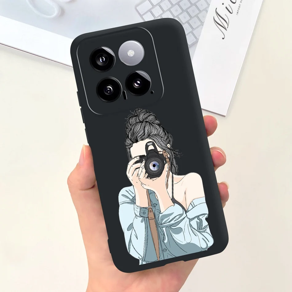 Sunflower Pattern Candy Color Soft Silicone Back Cover