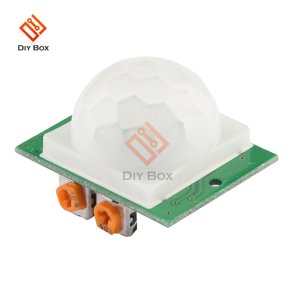 Organizer 5 Pcs HC-SR501 Pir Motion IR Sensor Body Pyroelectricity Sensor Module Infrared for Arduino 