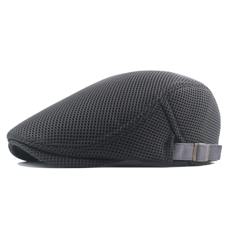 Sports Sun Hats Golf Caps Summer Men Women Breathable Mesh Newsboy Cap Outdoor Golf Hat