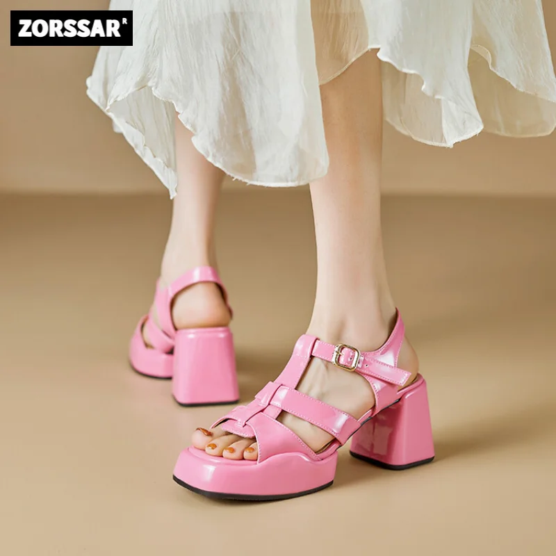 2024-new-high-heels-gladiator-sandals-woman-open-toe-sexy-block-heel-platform-shoes-summer-women-sandals-dress-shoes