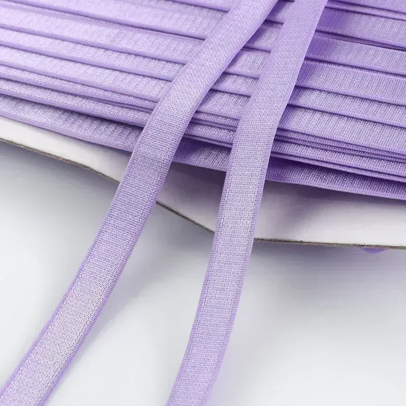 Colored Bra Elastic Strap – Polyester Elastic Band for Sewing Projects, Underwear, and Crafts (Available in Multiple Widths)