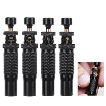 4PCS Tire Deflator Valve Kit Adjustable Auto Stop 10-30 PSI Range Screw On Tyre Air Down Tool for Off Road 4x4 Vehicle 1