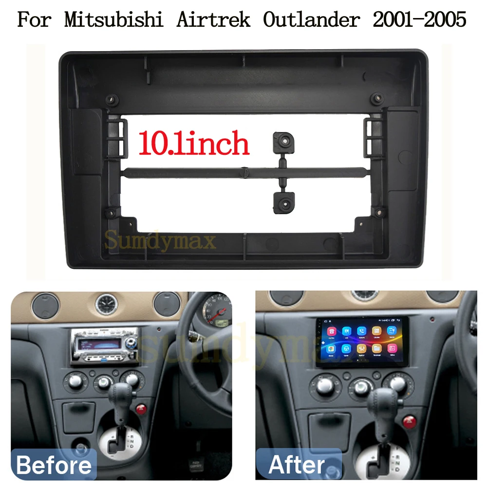 

Автомобильный радиоприемник 10,1 дюйма для Mitsubishi Airtrek Outlander 2001-2005, видеопанель, проигрыватель, аудио рамка для приборной панели, монтажный комплект