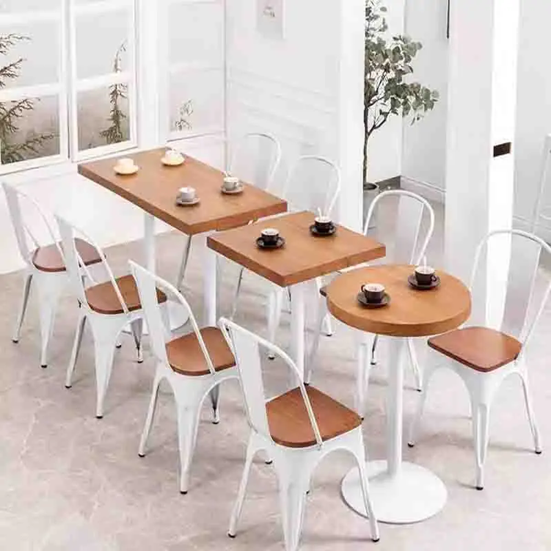 Coffee Modern Restaurant Table Industrial Space Saving Outdoor Makeup Restaurant Table Corner Balcon Mesas De Comedor Furniture