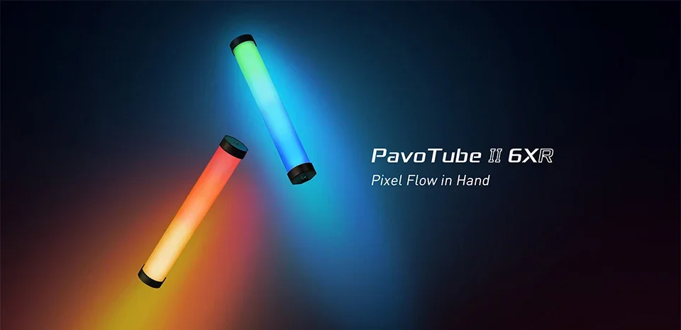 Nanlite PavoTube II 6XR Tube Light 2700K-12000K RGBWW 8-Pixel T12 Video Fill Lig