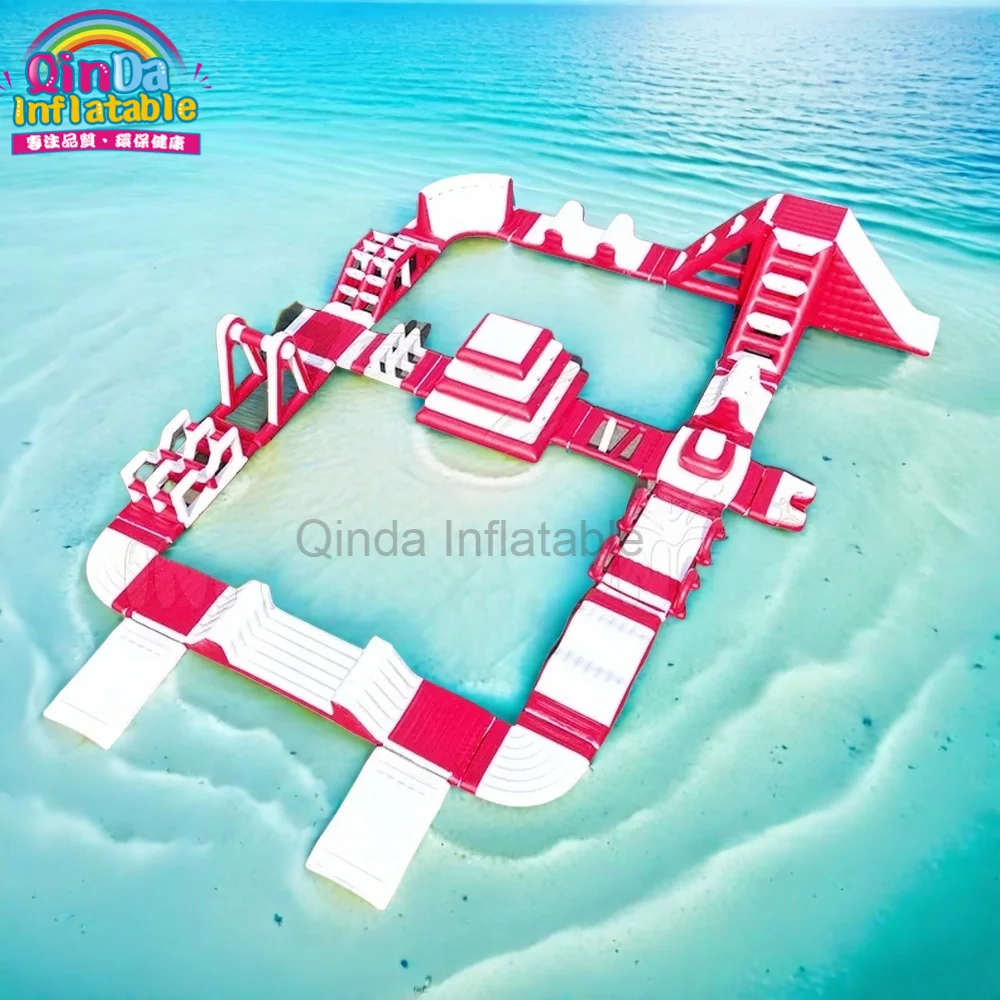 Commercial Adults Sport Aqua Water Fun Park Game Inflatable Floating Aqua Park for Lake and Sea