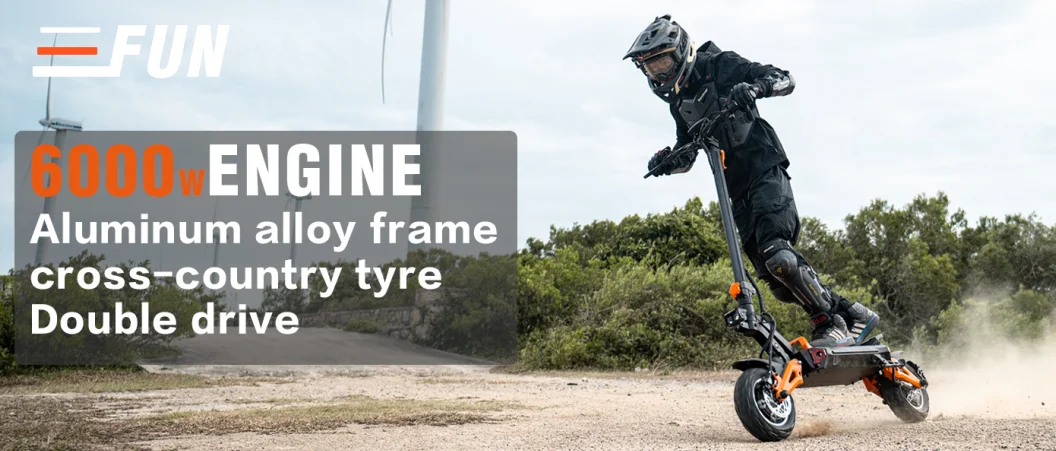 11 inch off-road electric scooter 6000W60V30AH lithium battery intelligent folding mini electric scooter in stock in Europe