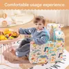 Cloud-Like Comfy Printed Kids Sofa Toddler Reading Chair with Washable Cover Carrying Handle 5