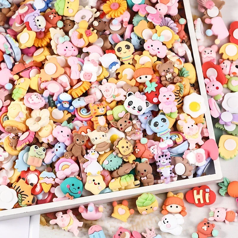 3D DIY Resin Cute Cartoon Stickers Water Bottle Cup Fridge Stationery Box Sticker Mobile Phone Case Sticker 40/20/1pcs, magnetic fridge stickers,magnetic sticker