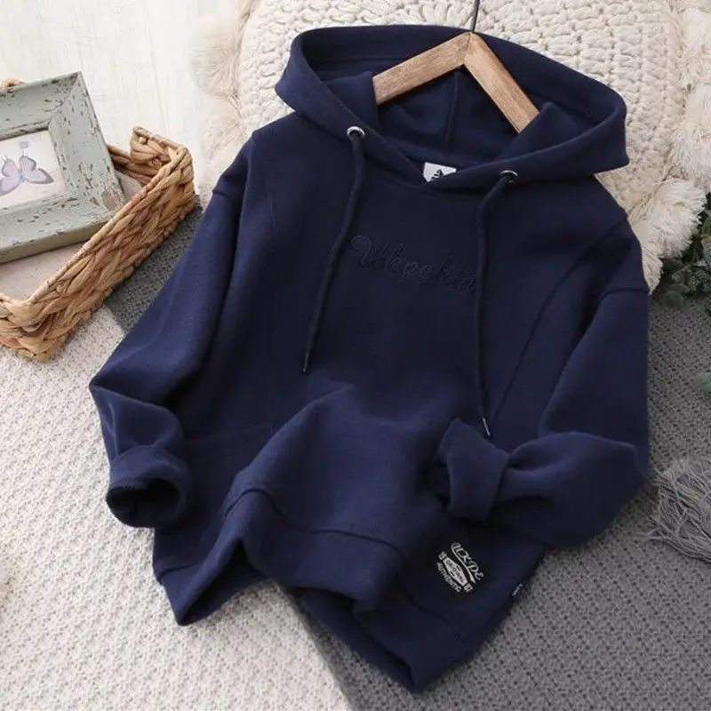 Children's Clothing Boy's Hoody Spring and Autumn New Children and Teens Hooded Bottoming Shirt Boys Spring Long-Sleeved Top