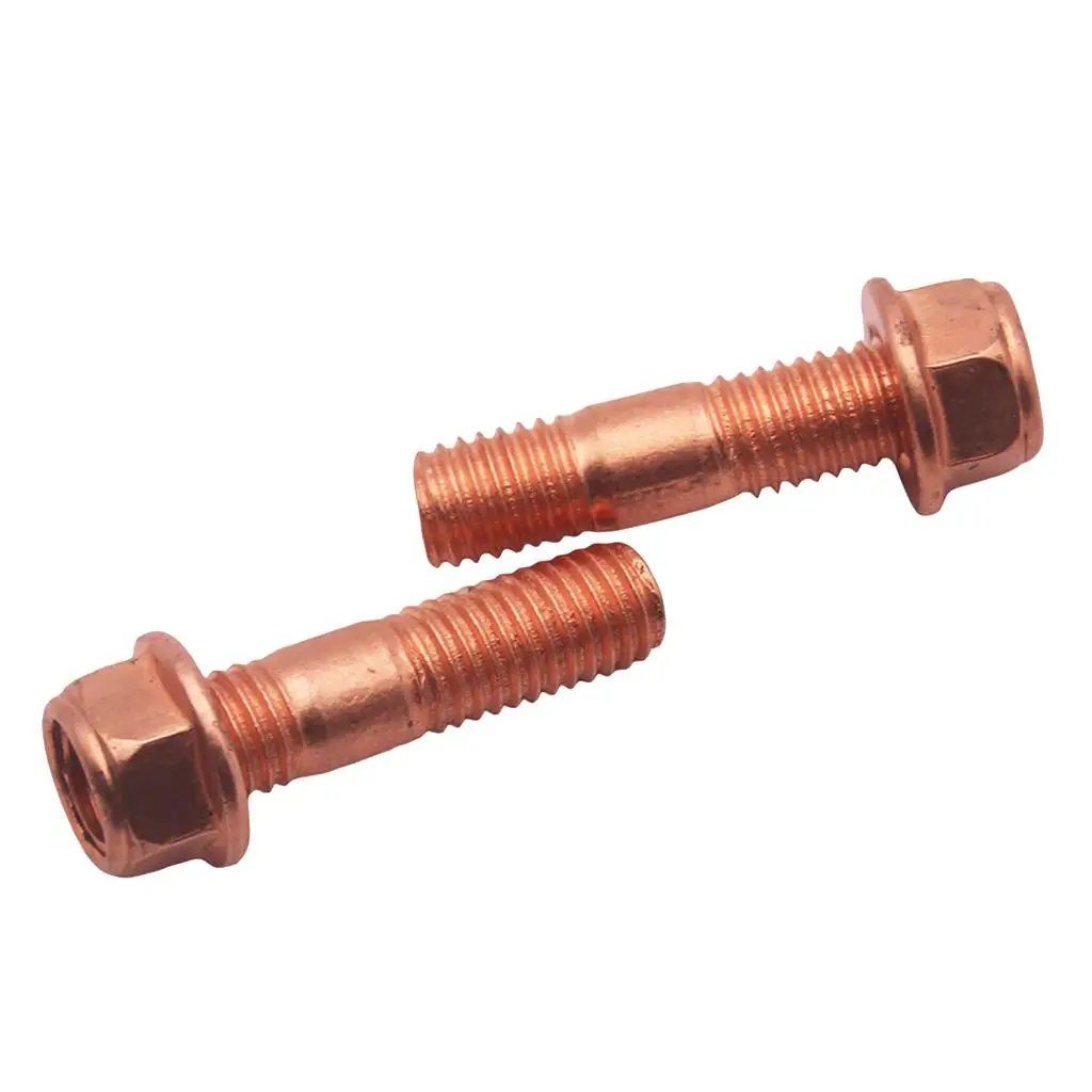 Exhaust Manifold Studs Nuts Set 2 X EXHAUST MANIFOLD STUDS NUTS SET M10 X 1.25 42MM LONG