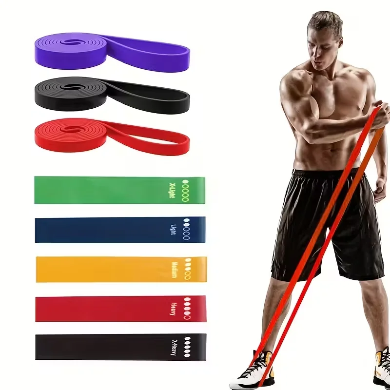 5-Piece Yoga Resistance Bands Set for Strength Training and Body Sculpting