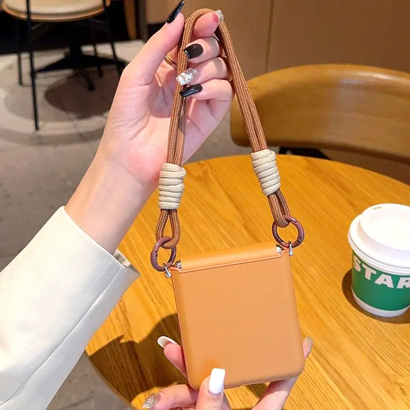 Fashion Leopard Solid Color Leather Skin-Friendly Anti-Fall Phone Case