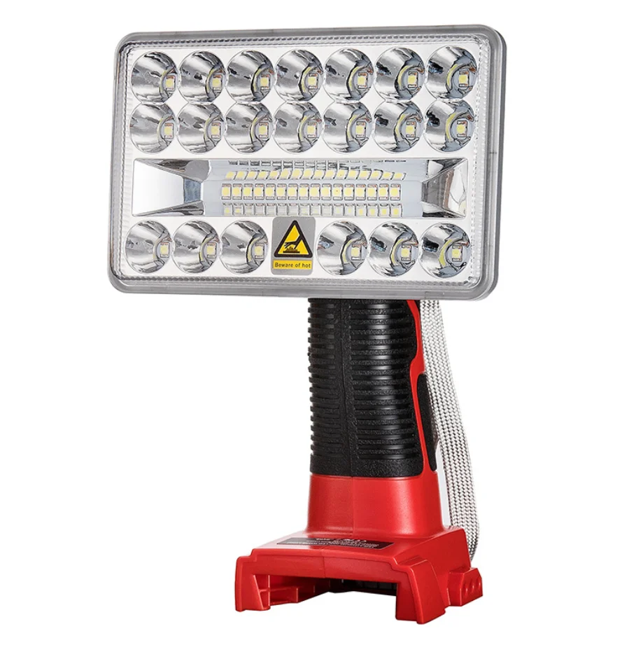 3/5/8 inch LED Lamp Work Light For Milwaukee 18V Li-ion Battery Electric Torch