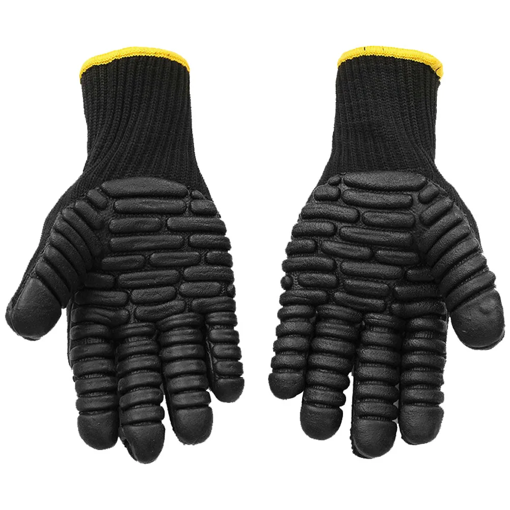 

1pair Anti Vibration Shockproof Outdoor Safety Gloves Work Miner Protective Cut Resistant Oil Industrial Reducing Mechanical