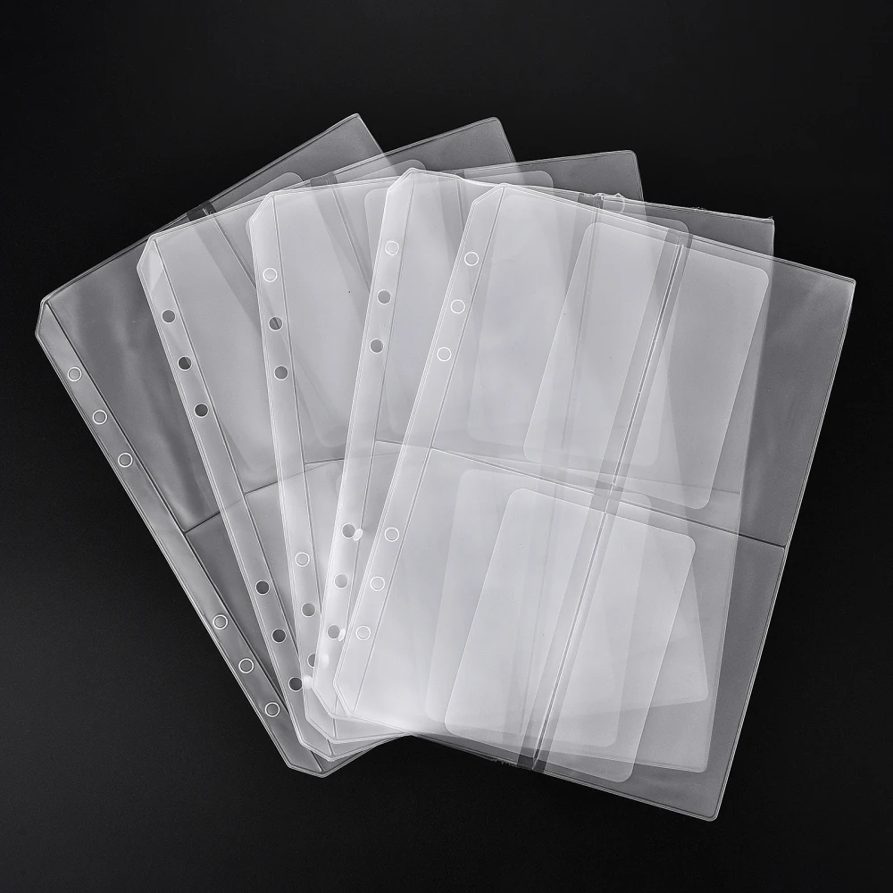 A5 Sterben Aufkleber Lagerung Buch Binder Transparente Ordner Tasche DIY Fotokarte Stempel Album Lagerung Tasche Buch Halter Umschläge Lagerung – Detail 18