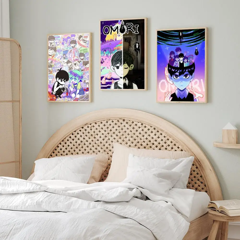⭐︎新品未開封　OMORI Lamp Room オモリ アートワーク　ポスター Amazon.co.jp: OMORI LAMP ROOM Poster : Home & Kitchen
