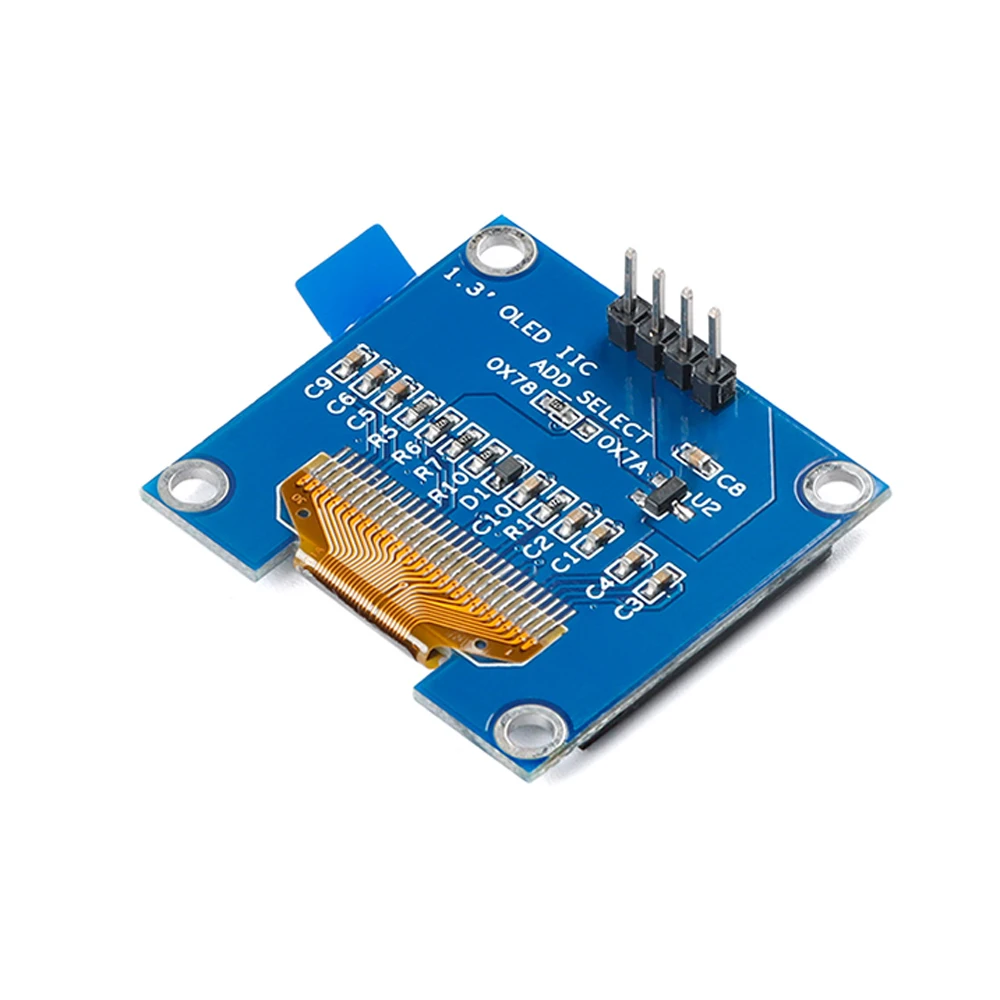 1.3 ġ OLED ũ ÷  4pin 12864 ȭƮ ũ SH1106
